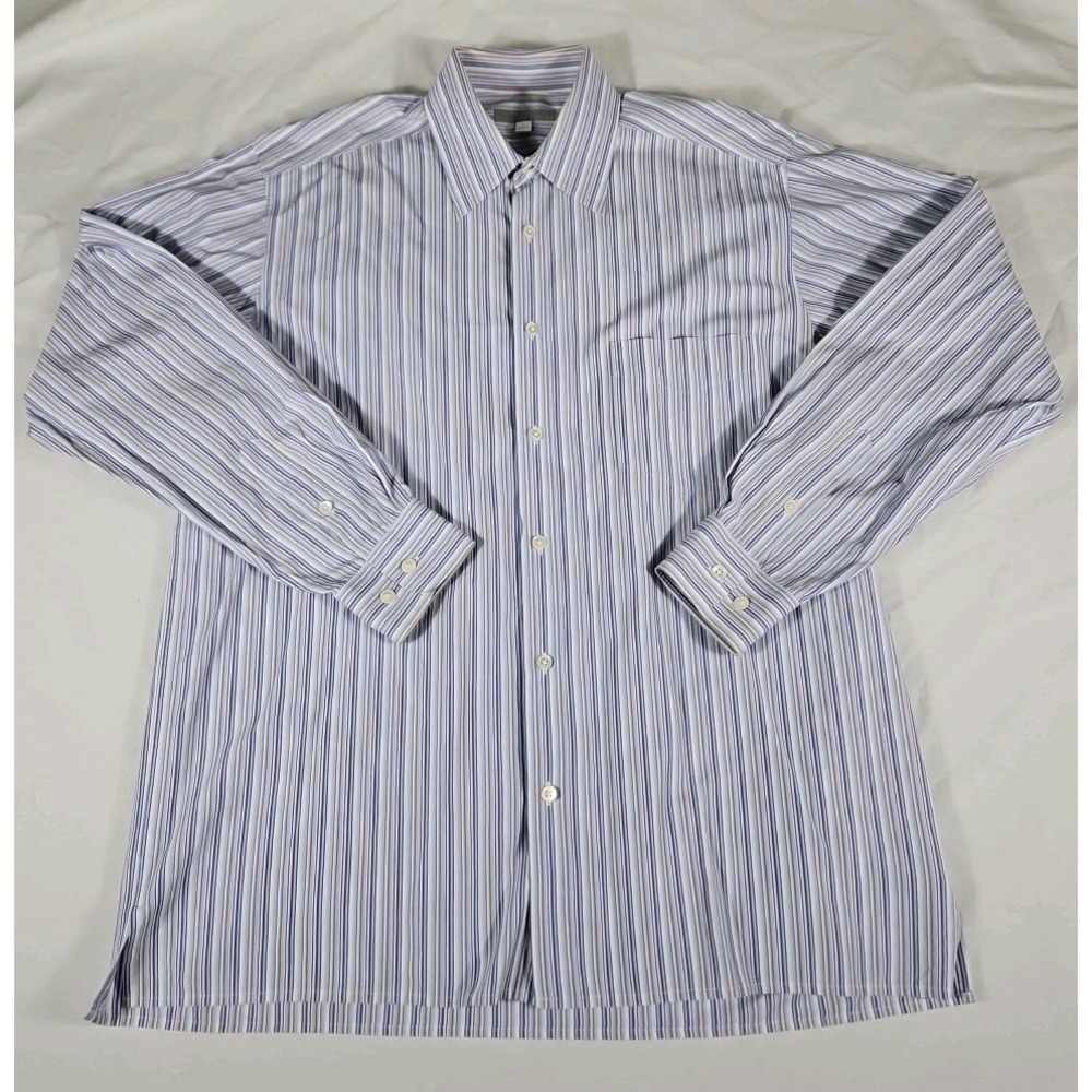 Martin Gordon Long Sleeve Button Up Mens‎ Shirt Medium Stripes